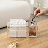 Acrylic Tissue Box With Holder - Pkwebstore