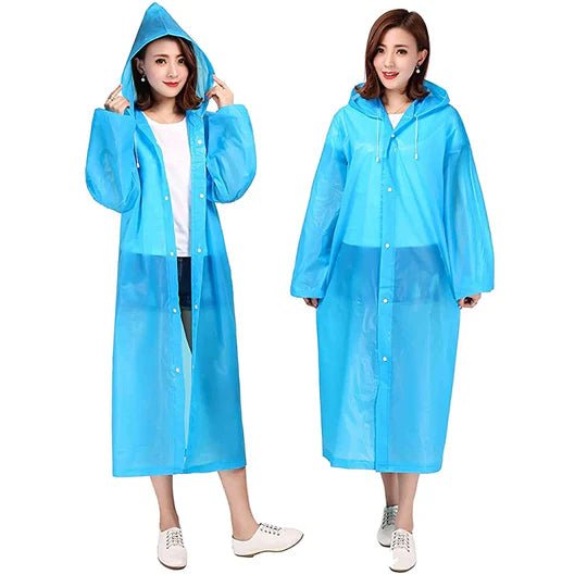 Adult Unisex Raincoat Waterproof Hooded Jacket (High Quality) - Pkwebstore