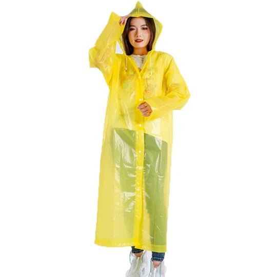 Adult Unisex Raincoat Waterproof Hooded Jacket (High Quality) - Pkwebstore