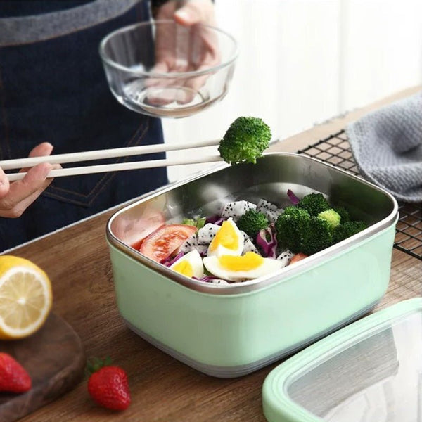 Air Tight Lunch Box Stainless Steel - Pkwebstore