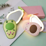 Avocado Small USB Rechargeable Fan + LED Light + Makeup Mirror - Pkwebstore