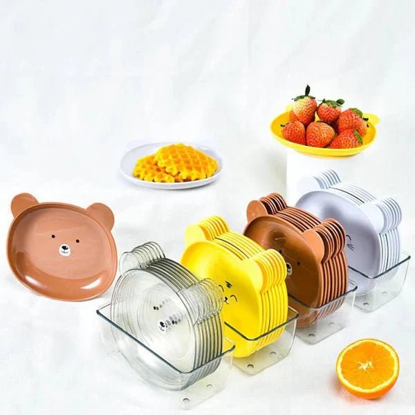 Bear Snack plate (8pcs) - Pkwebstore