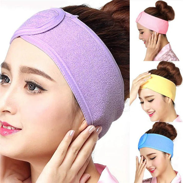 Beauty Head-Cloth Adjustable Facial Band - Pkwebstore