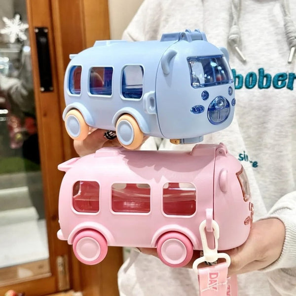 Bus Shape Water Bottles For Kids - Pkwebstore