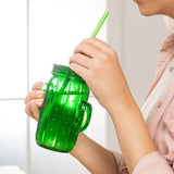 Cactus Shape Cup With Straw - Pkwebstore