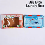 Cartoon Printed Plastic Lunchbox with Fork - Pkwebstore