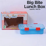 Cartoon Printed Plastic Lunchbox with Fork - Pkwebstore