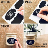 Chalkboard Jar Stickers (24 Pcs Set) - Pkwebstore