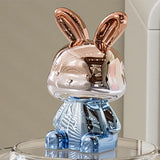 Crystal Rabbit Cotton budd and toothpick box - Pkwebstore