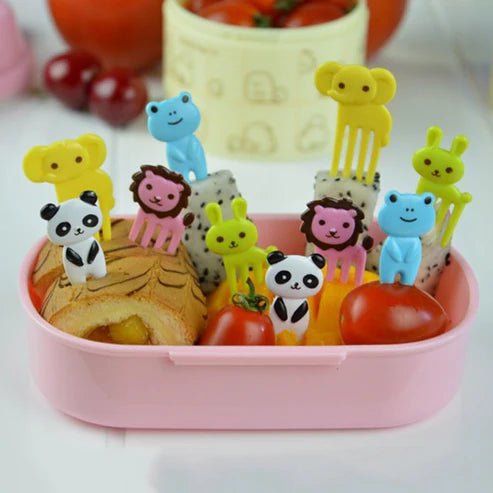 Cute Cartoon Kids Fork (10 Pcs 2 x Packs) - Pkwebstore