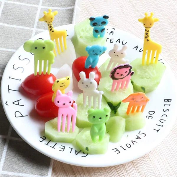 Cute Cartoon Kids Fork (10 Pcs 2 x Packs) - Pkwebstore