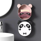 Cute Panda Wall Mounted Soap Box With Lid - Pkwebstore