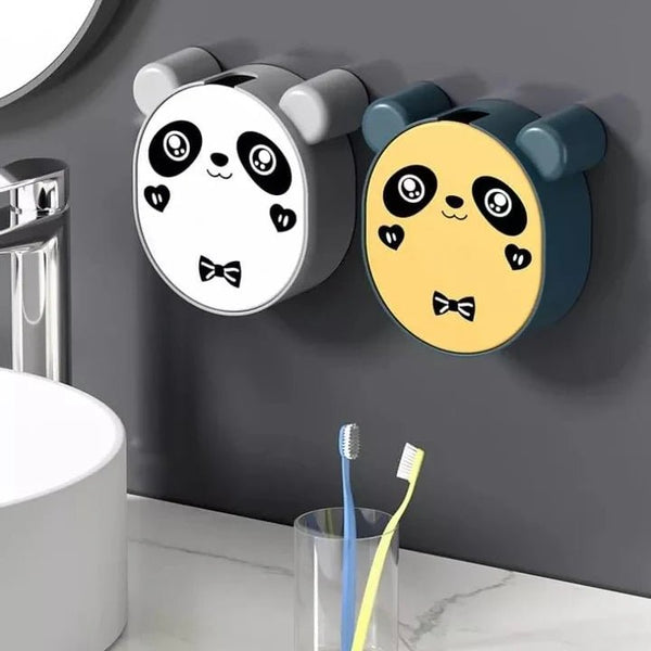 Cute Panda Wall Mounted Soap Box With Lid - Pkwebstore