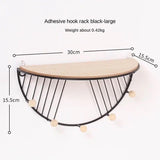 D Shape Iron Wall Rack - Pkwebstore