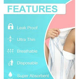 Disposable Underarm Sweat Pads ( Pack Of 5 Pairs / 10 Pcs) - Pkwebstore