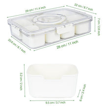 Divided Serving Tray With Lid And Handle - Pkwebstore