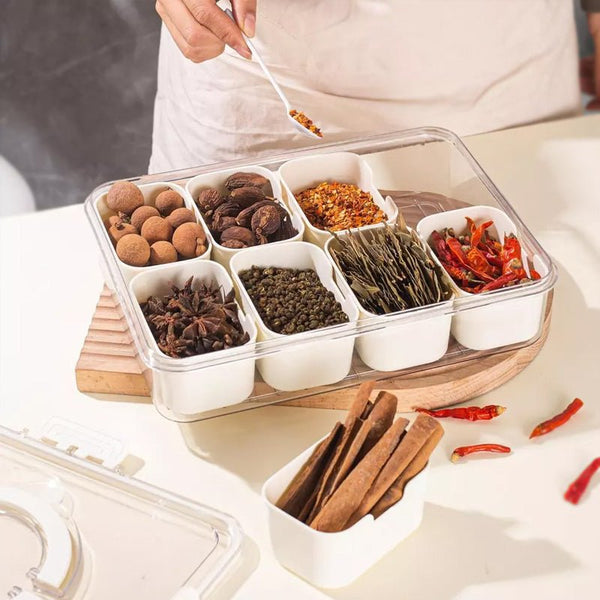 Divided Serving Tray With Lid And Handle - Pkwebstore