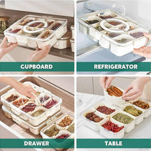 Divided Serving Tray With Lid And Handle - Pkwebstore