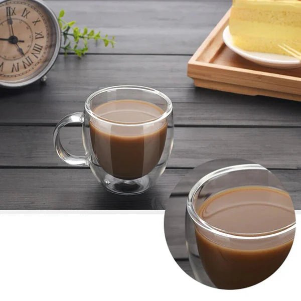 Double Layer Glass Cup 150ML - Pkwebstore