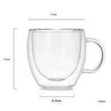 Double Layer Glass Cup 150ML - Pkwebstore