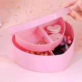 Double Layer Jewelry Storage Box With Mirror - Pkwebstore