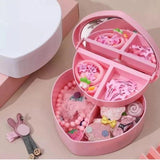 Double Layer Jewelry Storage Box With Mirror - Pkwebstore