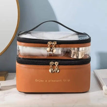 Dual Compartment Cosmetic Bag - Pkwebstore