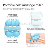 Dual Sided Portable Cold Ice Massage Roller (Random color) - Pkwebstore