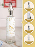 Glass Marble Oil/Vinegar Dispenser Bottle - Pkwebstore