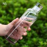 Glass Water Bottle With Time Marker - Pkwebstore