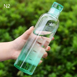 Glass Water Bottle With Time Marker - Pkwebstore