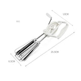 Hand held egg beater stainless steel manual whisk mixer - Pkwebstore