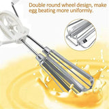 Hand held egg beater stainless steel manual whisk mixer - Pkwebstore