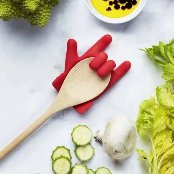 Hand Shape Spoon Lid Pot Holder - Pkwebstore