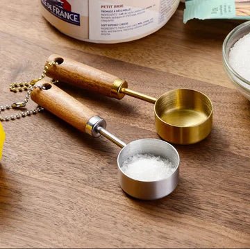 Hangable Measuring Spoon with Wood - Pkwebstore