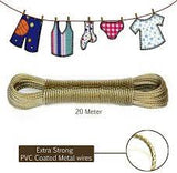 Heavy Duty Wet Cloth Laundry Rope PVC Coated Metal Cloth - Pkwebstore