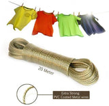 Heavy Duty Wet Cloth Laundry Rope PVC Coated Metal Cloth - Pkwebstore