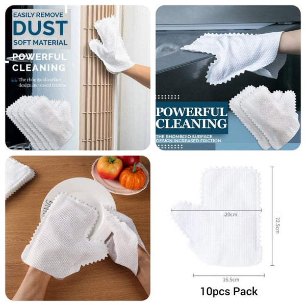 Household Cleaning Duster Gloves(10 Pcs) - Pkwebstore