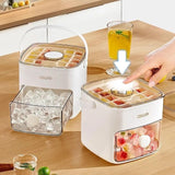 Icebox with With Storage and Tong - Pkwebstore