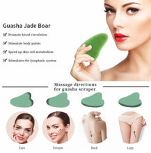 Jade Roller Massager With Face Lifting Guasha Stone - Pkwebstore