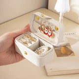 Jewelry Box Mini Portable Rings Earrings Necklaces Lipstick Storage Box Jewelry Organizer for Travel Outdoor - Pkwebstore