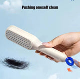 Magic Self Cleaning Hair Comb Brush - Pkwebstore