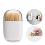 Magnetic Refrigerator Toothpick Holder Container Creative Toothpick Dispenser Household Table Toothpick Storage Box with Magnet - Pkwebstore