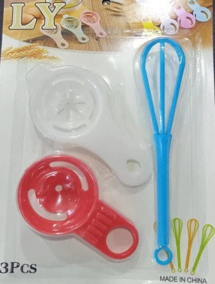 Mini Kitchen Utensil Set, 3 In 1 Cooking Set - Pkwebstore