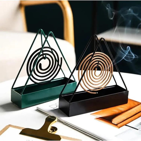 Mosquito Coil Holder Incense Burner Decorative Ornament Craft Triangle - Pkwebstore