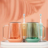 Mouth Wash Cup, Simple Transparent Brushing Mug - Pkwebstore