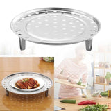 Multifunctional Stainless Steel Steaming Steamer Rack for Steamed Bun 24cm - Pkwebstore