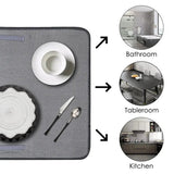 Multipurpose Drain Mat with Dish Stand - Pkwebstore