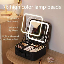 New Led Cosmetic Bag With Mirror - Pkwebstore