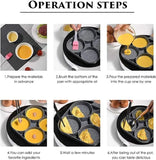 Non-Stick Frying Pan with 4 Hole - Pkwebstore